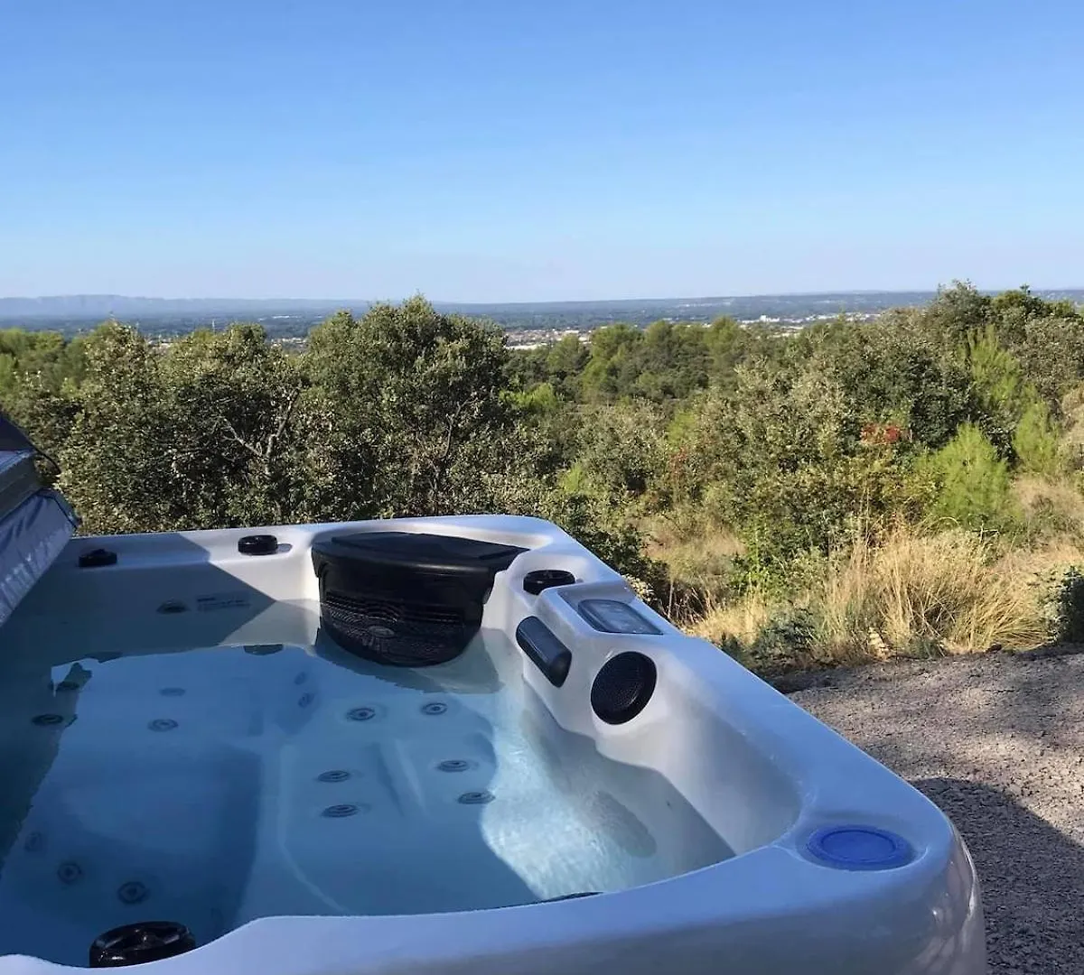 Daire Gite 33 Ha Piscine Activites Vue Saumane-de-Vaucluse Fransa