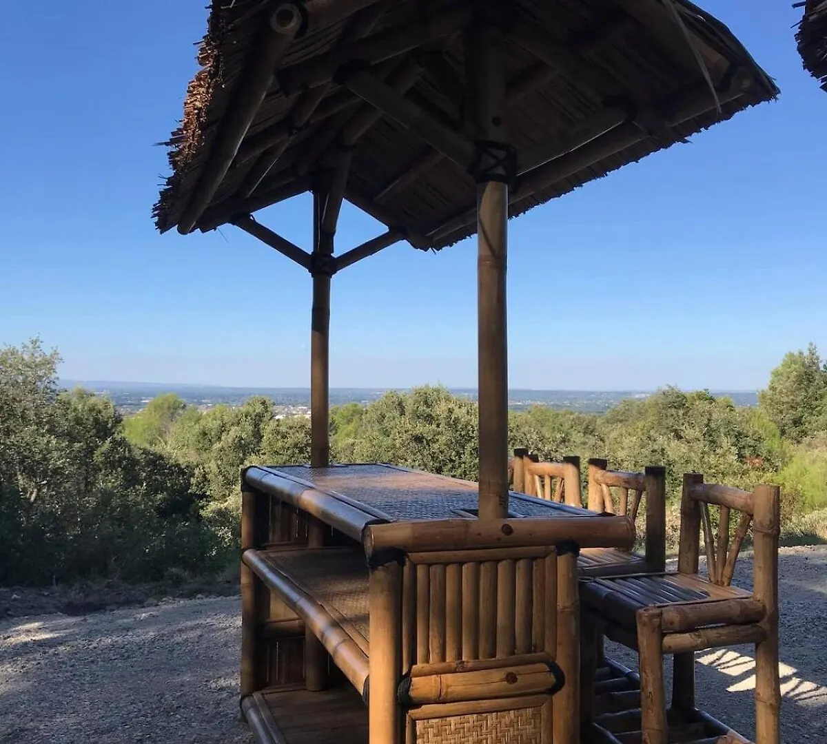 Gite 33 Ha Piscine Activites Vue Saumane-de-Vaucluse Fransa